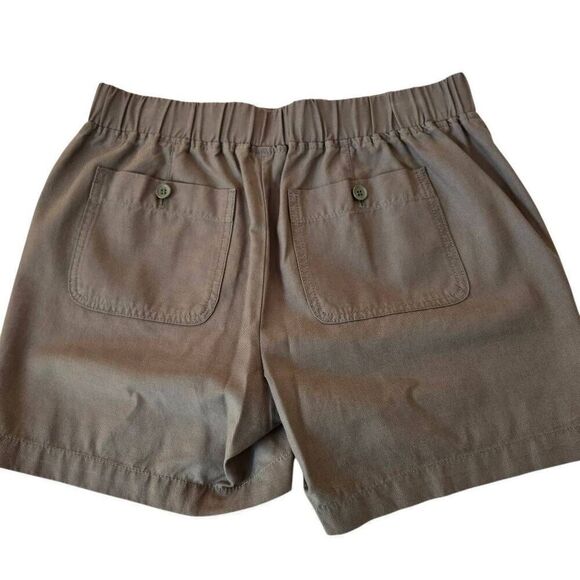 Womens Cotton Blend Drawstring Khaki Shorts Small - Picture 2 of 7